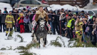 Kumoterki, Parada Gazdowska, skiring, ski-skiring, Ząb, Podhale