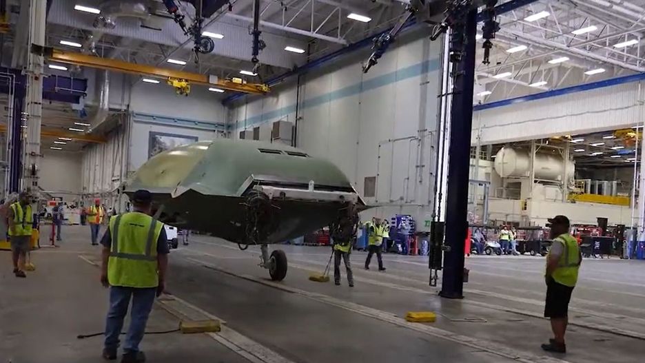 MQ-25 Stingray ma hali produkcyjnej