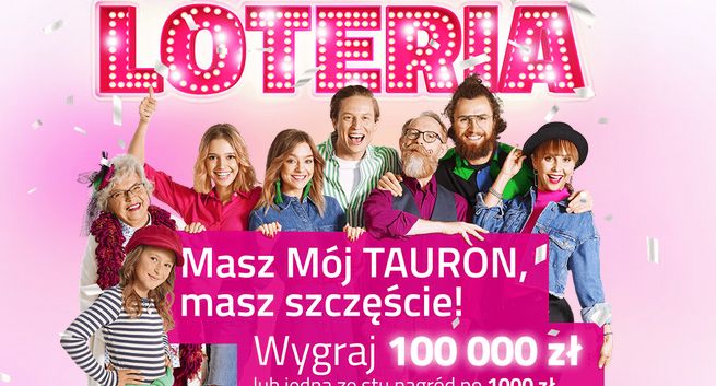 Tauron w loterii promuje serwis Mój Tauron