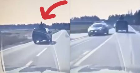 Kierował samochód stopami. Finał mógł być tylko jeden