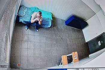 Zajmował się 11-miesięczną córką. Zataczał się przy wózku
