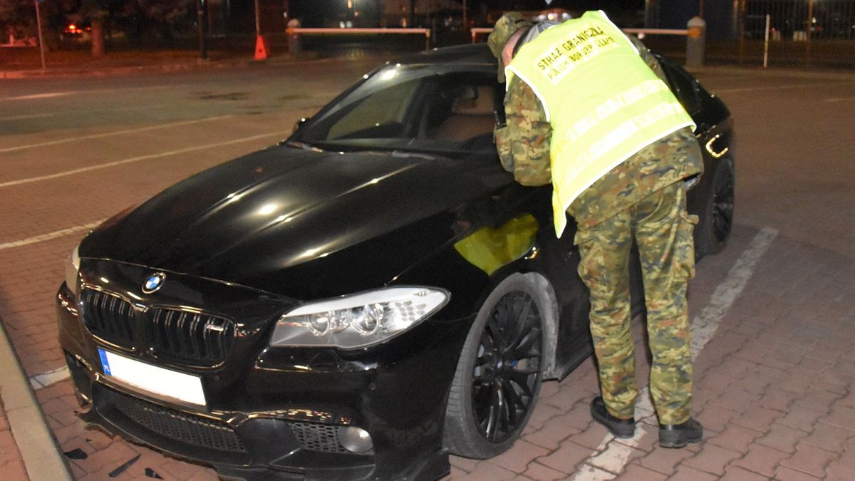 BMW z fałszywym numerem VIN odzyskane przez Straż Graniczną