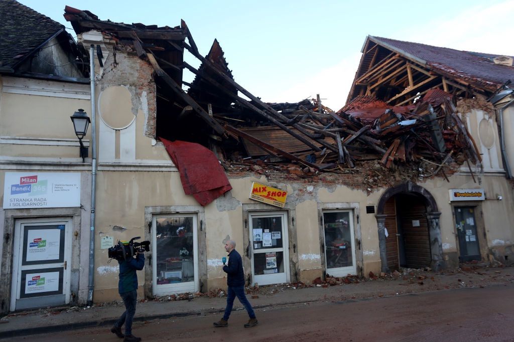 Wtorkowe trzęsienie ziemi w Chorwacji miało magnitudę 6,4
