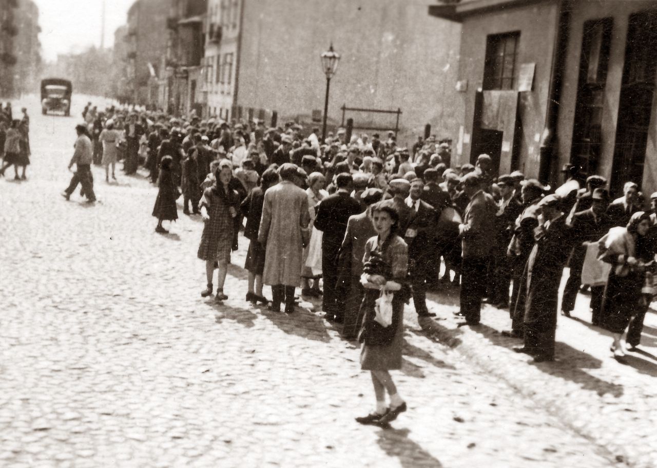 Getto warszawskie podczas okupacji niemieckiej, 1942 r.