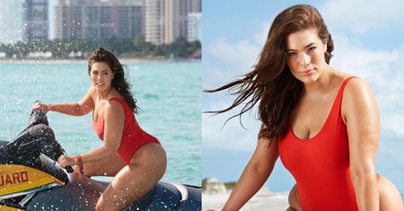 Ashley Graham jako "seksowna ratowniczka"