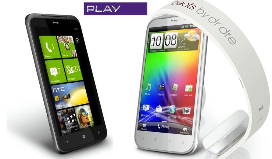 HTC Titan oraz HTC Sensation XL w Play