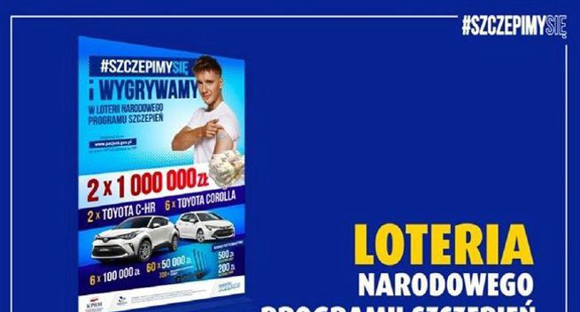 Startuje Loteria Narodowego Programu Szczepień