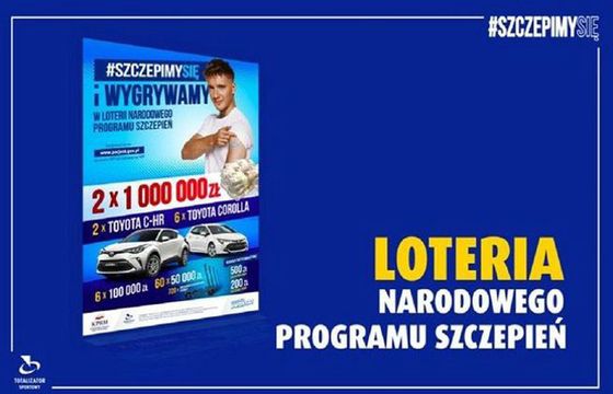 Startuje Loteria Narodowego Programu Szczepień