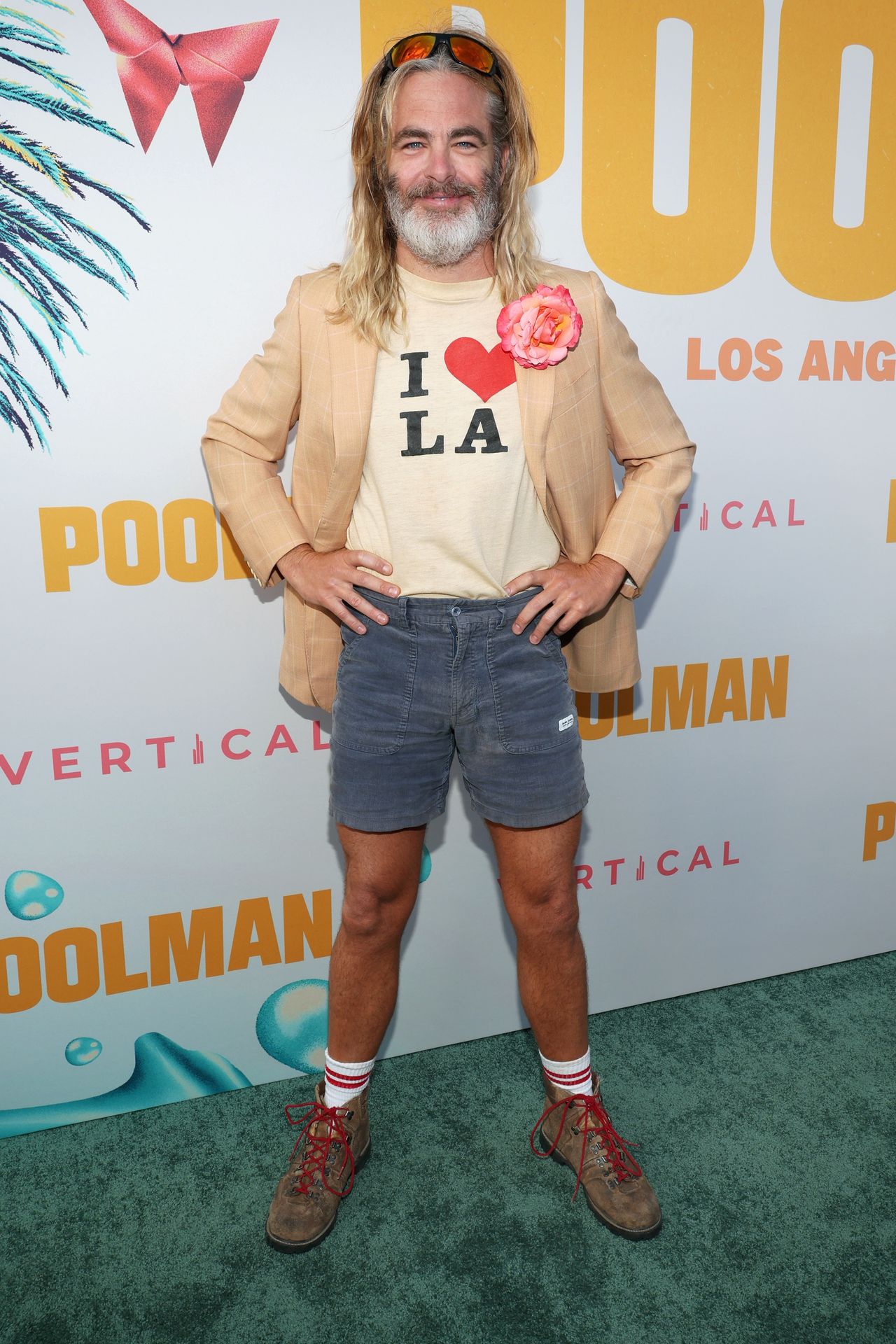 Chris Pine at the premiere of the movie "Poolman"