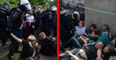 Sceny w Poznaniu. Policja starła się z protestującymi. Nagranie