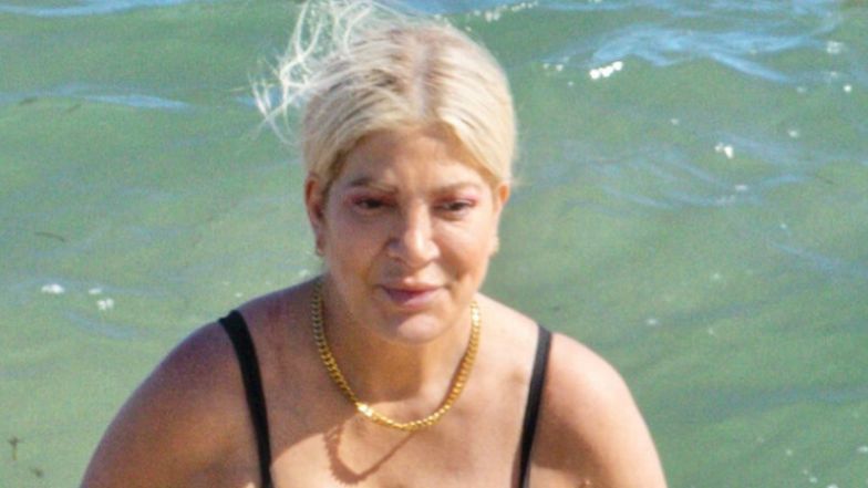 Tori Spelling na wakacjach 