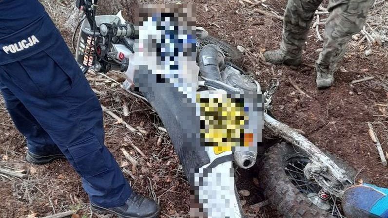 Jelenia Góra. Kolejny crossowiec złapany za niszczenie lasów. Kontrole będą coraz częstsze