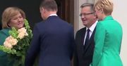 Dudowie odwiedzili Komorowskich w Belwederze!