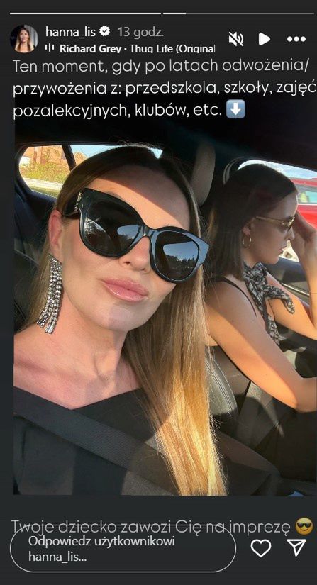 Hanna Lis z córką