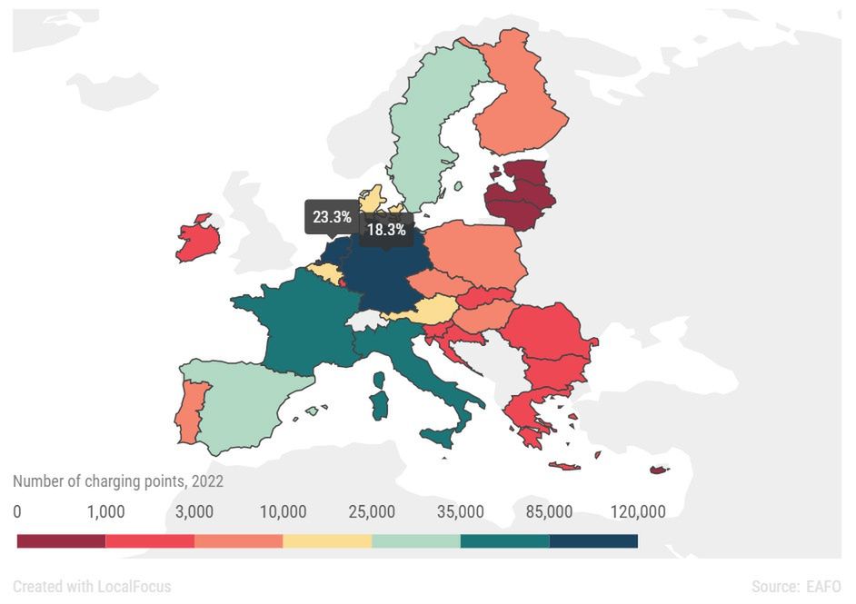 Kraje na wschód od Niemiec mają dużo do nadrobienia