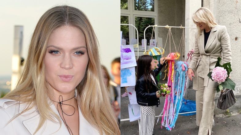 Zosia Ślotała zachwyca się zdolnościami artystycznymi 6-letniej córki