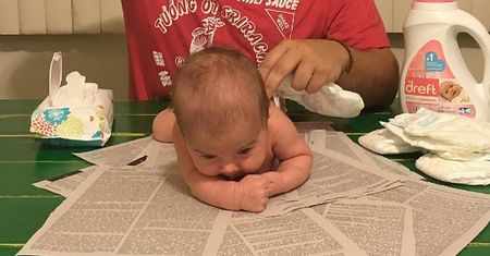 Jedyna w swoim rodzaju sesja zdjęciowa. Głównymi bohaterami są ojciec z córką