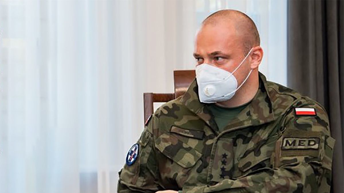 Szpitalem polowym przy ul. Prądzyńskiego pokieruje kapitan Jacek Siewiera