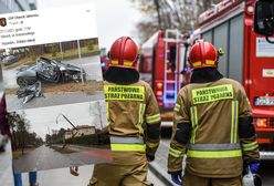 Otwock. McLaren za 2 mln zł uderzył w słup