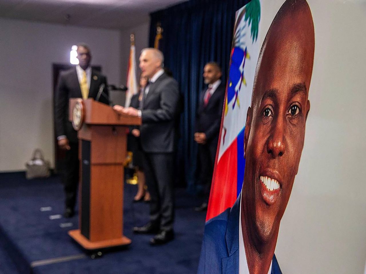 New information about the assassination of the Haitian president. His wife and former police chief indicted