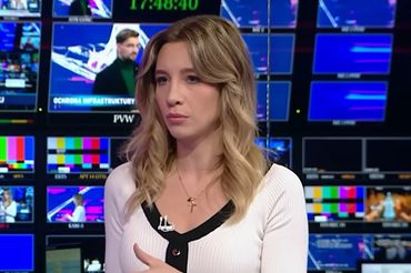 Magdalena Pernet w TVP Info 