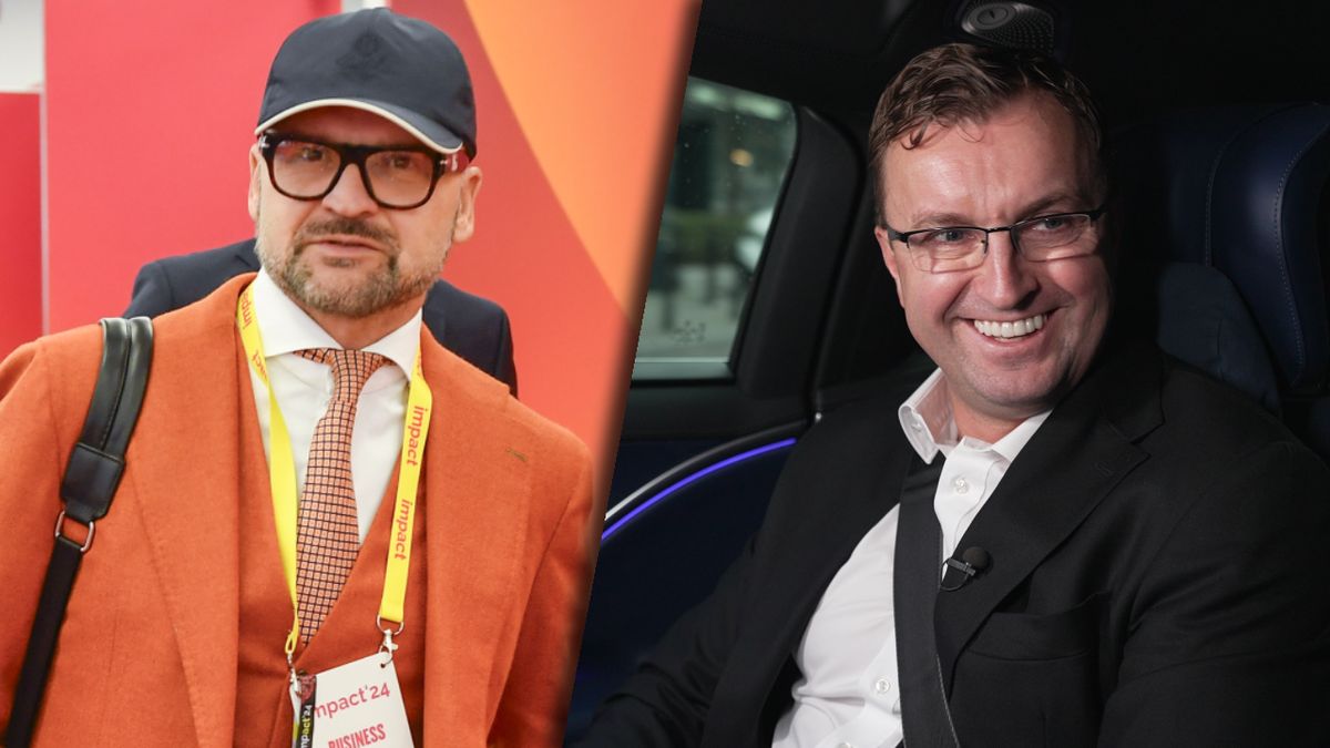 Od lewej: Rafał Brzoska, Robert Dobrzycki