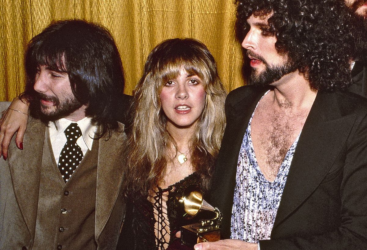Stevie Nicks po zdobyciu Grammy w 1978 r.