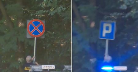 Obrotowe znaki w Szczawnie-Zdroju. Nagle stoisz ''na zakazie''