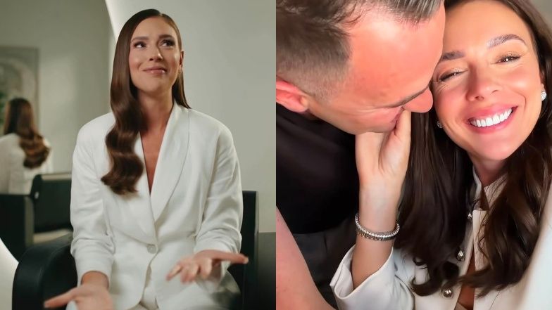 Klaudia Halejcio z mężem lecą na wesele