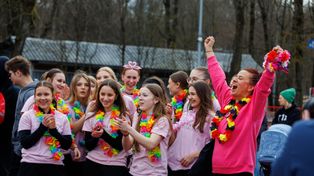 Białystok: Młodzież wzięła udział w "Spacerze dla Zdrowia". Wydarzenie poświęcone było problemowi nadciśnienia tętniczego u młodych osób