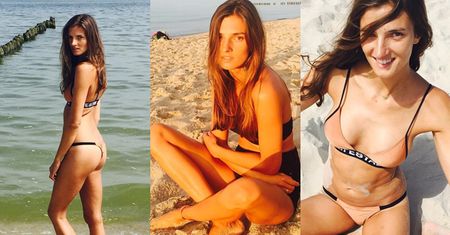 Kamila Szczawińska spędza wakacje w Chałupach (FOTO)
