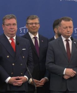 Padło pytanie o tubki z musem. Spięcie z dziennikarzem na konferencji PiS