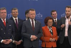 Padło pytanie o tubki z musem. Spięcie z dziennikarzem na konferencji PiS