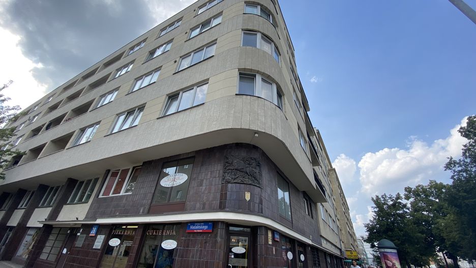 Warszawa. Dom Wedlów przy ulicy Puławskiej i Madalińskiego. Jest jak zrobiony z tabliczek czekolady (Barbara Kwiatkowska)