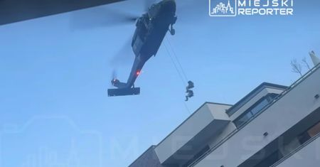 Akcja kontrterrorystów w Warszawie. W akcji Black Hawk