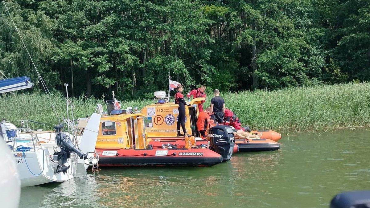 Do dramatu doszło na Szlaku Wielkich Jezior.
