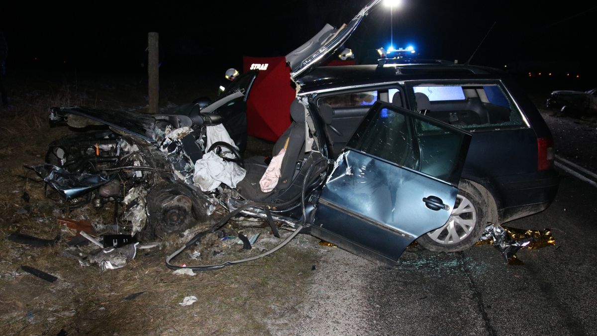 Śmiertelny wypadek pod Jabłonowem Pomorskim 