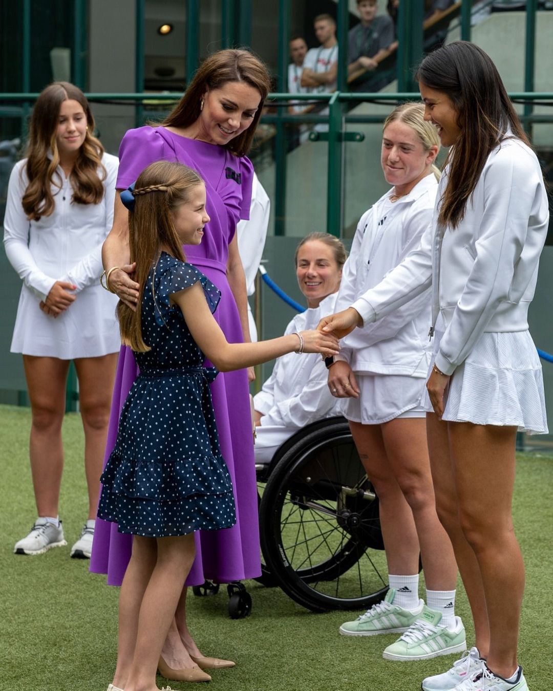 Księżna Kate podczas finału Wimbledonu (Instagram)