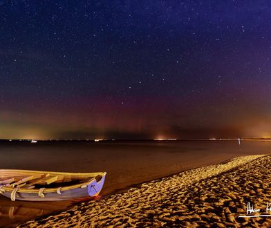 Nad Bałtykiem pojawiła się zorza polarna. Internet obiegły niezwykłe zdjęcia!