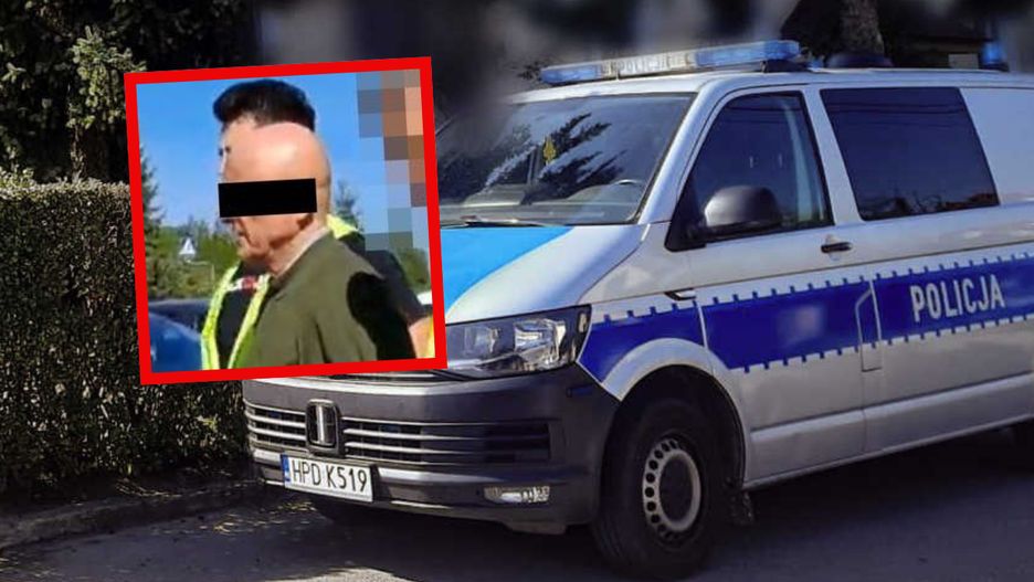 Andrzej K. po zatrzymaniu przez policję