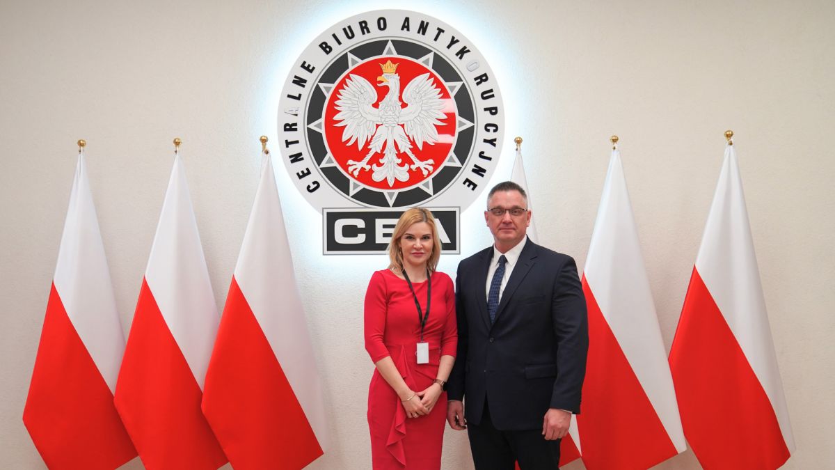 Była szefowa CBA Agnieszka Kwiatkowska-Gurdak i nowy szef Tomasz