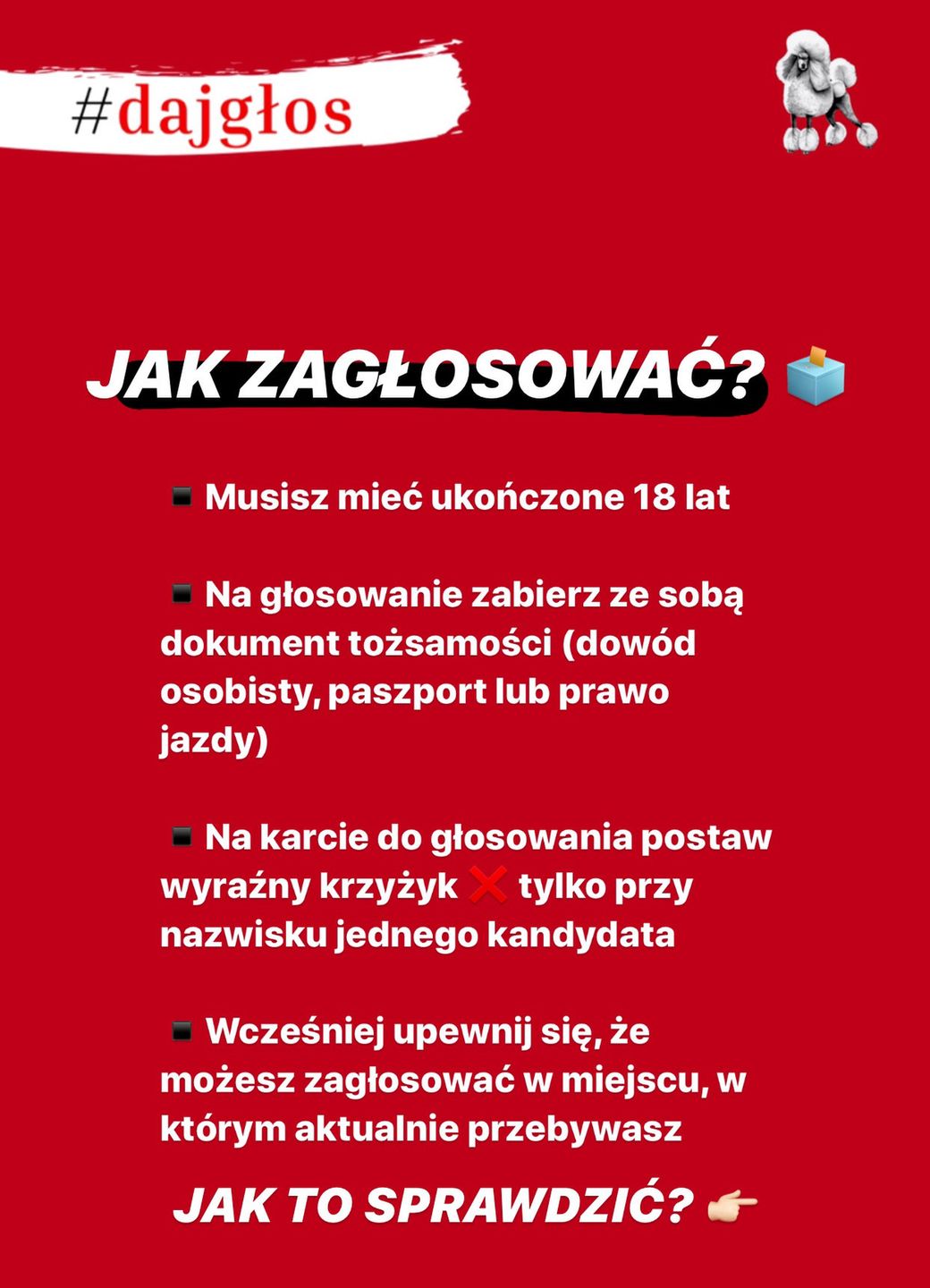 Jak głosować?