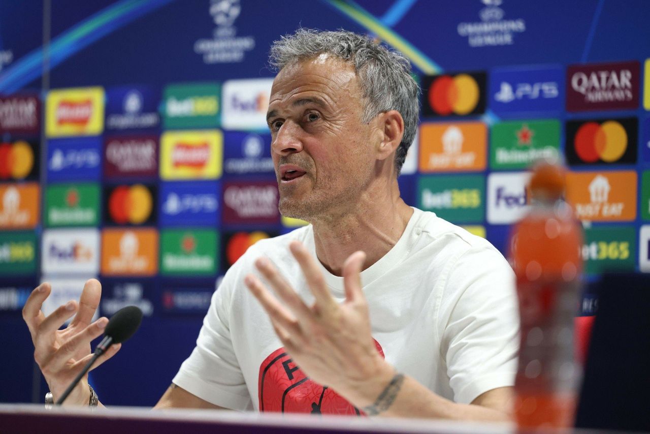Luis Enrique przed meczem Arsenal FC - PSG w półfinale Ligi Mistrzów