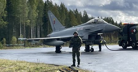 Historyczny moment w historii RAF. Eurofightery operują z fińskich autostrad