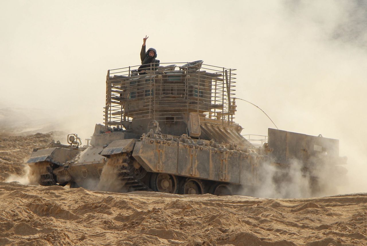 Heavy armored transporter Nagmachon. Israeli fortress on tracks