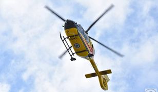 Mysłowice. Wypadek na autostradzie A4. Interweniował śmigłowiec LPR