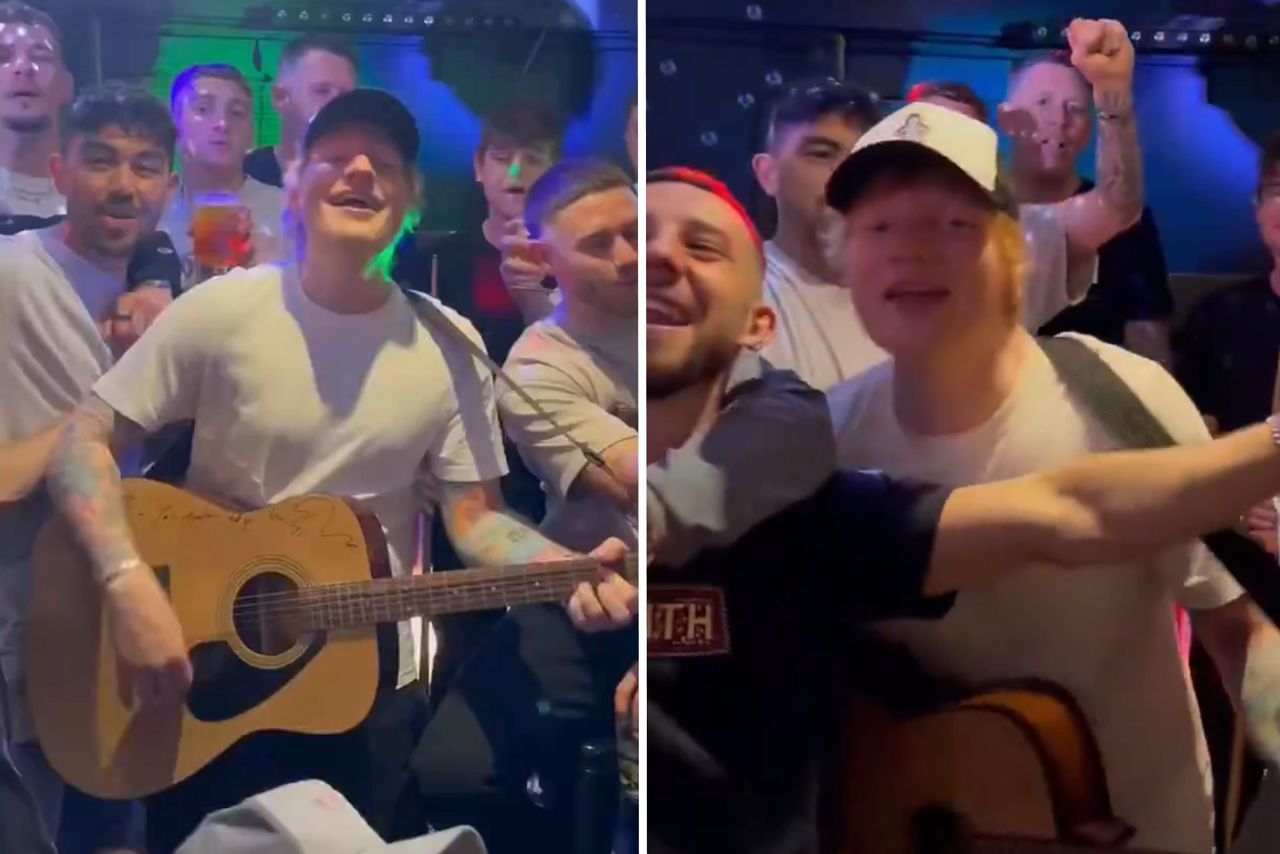 Ed Sheeran joins Ipswich Town's Premier League celebration after 20 years