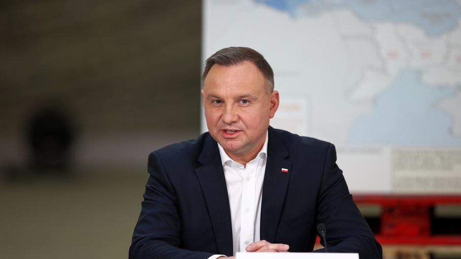 Prezydent Andrzej Duda w Rzeszowie podczas spotkania z Joe Bidenem