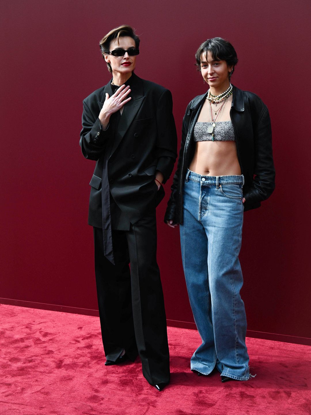 MFW - Gucci Photocall
Kasia Smutniak and daughter Sophie Taricone attending Gucci photocall during the Milan Womenswear Spring/Summer 2025 on September 20, 2024 in Milan, Italy.,Image: 910310203, License: Rights-managed, Restrictions: , Model Release: no, Credit line: Mangiarotti Manuele/IPA/ABACA / Abaca Press / Forum
Mangiarotti Manuele/IPA/ABACA / Abaca Press / Forum
Catwalk, Fashion Show, Parade, Runway