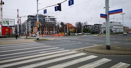 Wrocław. Remont skrzyżowania ul. Jagiełły i Dmowskiego. Wszystko z myślą o tramwaju
